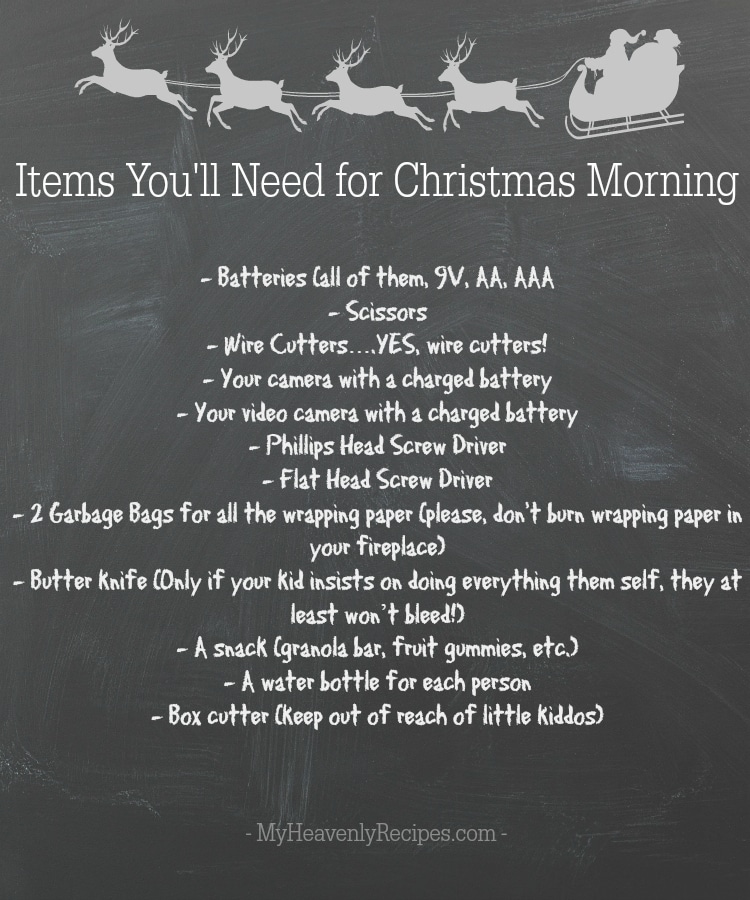 Christmas Morning Basket – Must Have Items for Gift Opening