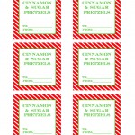 Printable Gift Tags for Cinnamon Sugar Pretzels