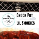 easy party snacks: Crock Pot Lil Smokies