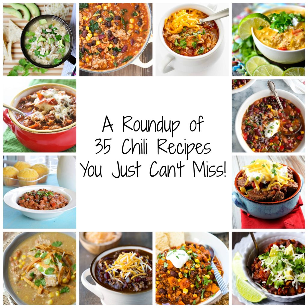 photo collage of the best chili recipes
