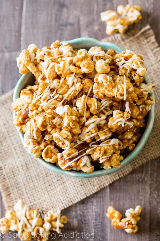 cinnamon caramel flavored popcorn recipe