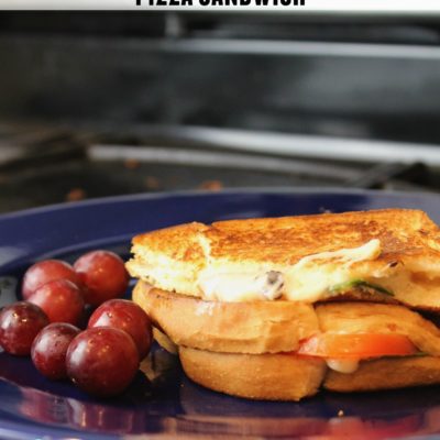 grilled margherita pizza sandwich
