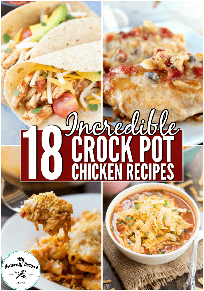 18 of the Most Pinned Crockpot Chicken Recipes