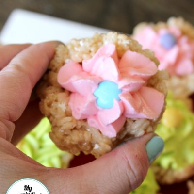 rice krispie cupcakes
