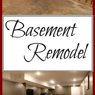 basement remodel before gutted and after finished staged with furniture