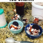 Cookies and Cream Ice Cream with the Pampered Chef Ice Cream Maker + Video