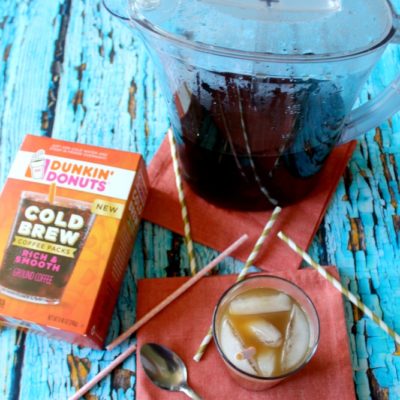 Dunkin Donuts Cold Brew Coffee in a Pitcher