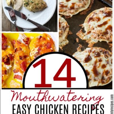 Try one of these easy chicken recipes for your next dinner!