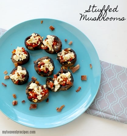 homemade stuffed mushroom