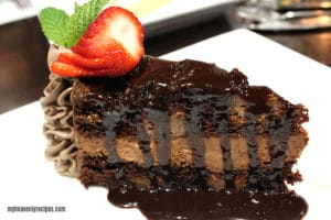 Brazo's is one of those places to visit in Waco, Texas. You'll be able to enjoy this decadent chocolate cake from Chef Mike!