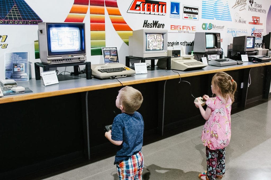 The National Video Game Museum is a top one of our places to visit in Frisco, Texas! It's fun for kids of all ages!