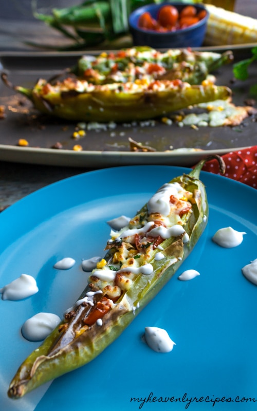 It's my hope that you make these Stuffed Green Hatch Chiles for dinner this week. The flavor is going to blow your mind!