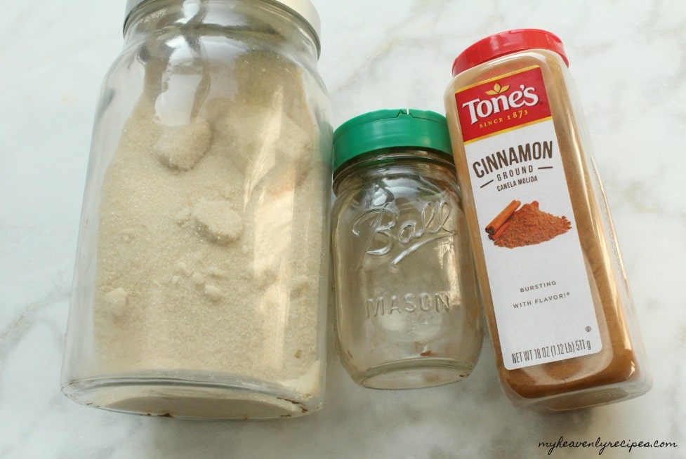 Cinnamon Sugar Ingredients are super simple and a staple in every kitchen.