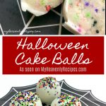 Grab the kids and a few ingredients for these Halloween Inspired Cake Balls. They are the perfect after school snack or dessert for your Halloween Party!
