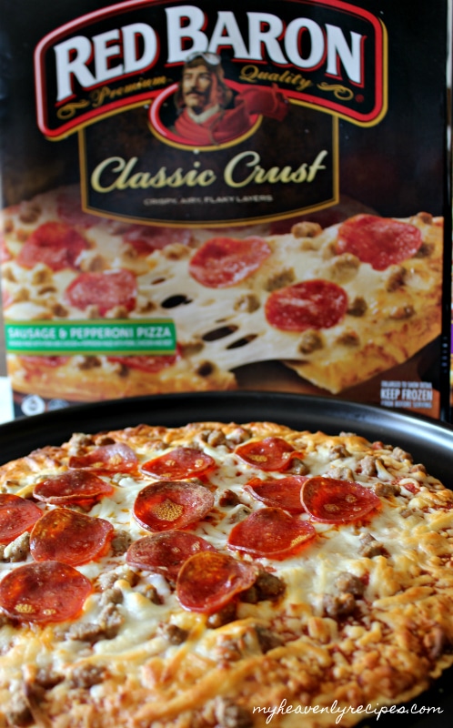 Conquer Mealtime with Red Baron Pizza + Enter For Your Chance to WIN! - My  Heavenly Recipes