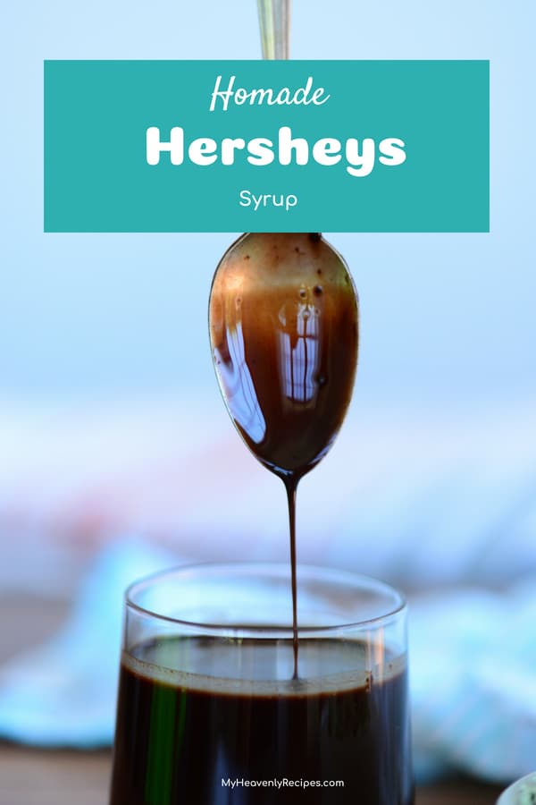 You won't believe how incredibly easy it is to create your very own Homemade Chocolate Syrup recipe. It's perfect for drizzling over ice cream, into chocolate milk and even into chocolate chip cookies! #chocolate #syrup #dessert @heavenlyrecipe