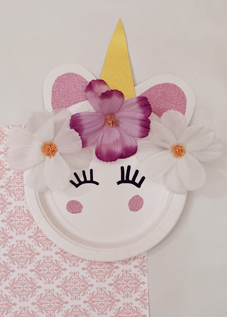 Birthday Party: Unicorn Craft Plate - My Heavenly Recipes