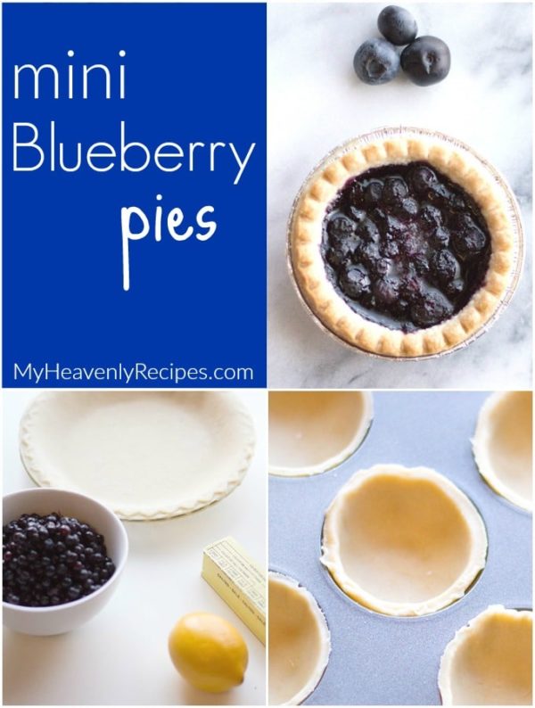 Blueberry Mini Pies My Heavenly Recipes
