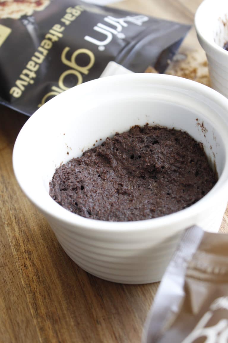 2 Minute Keto Microwave Brownie + Video My Heavenly Recipes