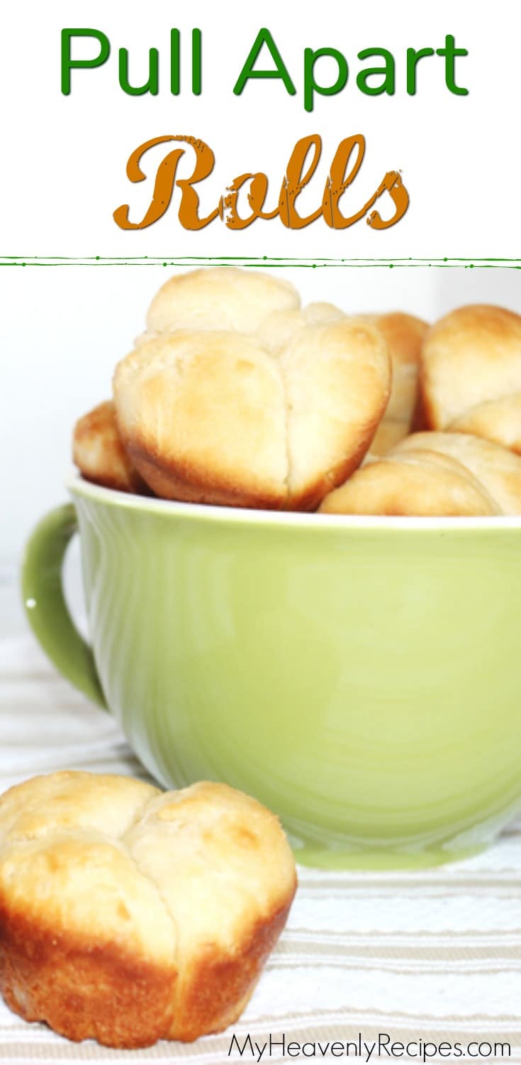 pull apart rolls in green bowl and napkin facebook image