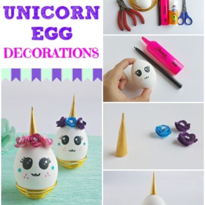 unicorn egg decoration step by step images