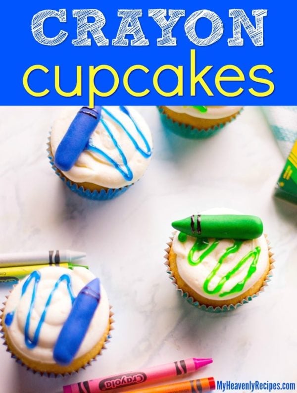 Crayon Cupcakes My Heavenly Recipes
