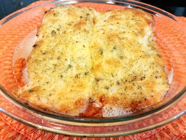 Baked Salmon with Mayo (Parmesan & Herb Crusted) - My Heavenly Recipes