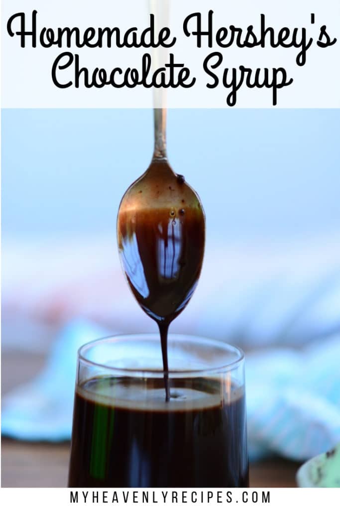 featured image for homemade hershey's chocolate syrup