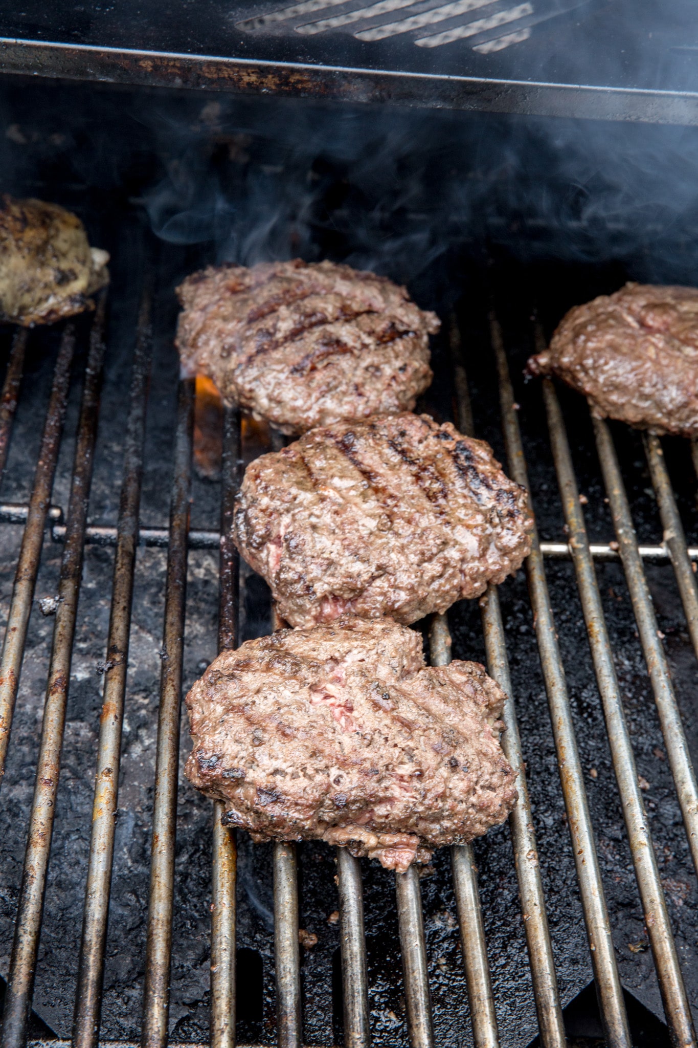 Cook the butter keto burger on the grill or stovetop