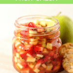 Quick, versatile and healthy ‒ this salsa recipe is great to pair with savory meals and combined to create sweet treats! #fruitsalsa #appetizer #salsa #fruit #summerfood #summerrecipe #easyrecipe #healthy #cleanfood #cleaneating #healthyeating