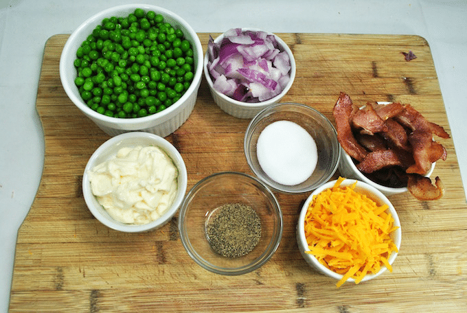 Sweet pea salad recipe ingredients