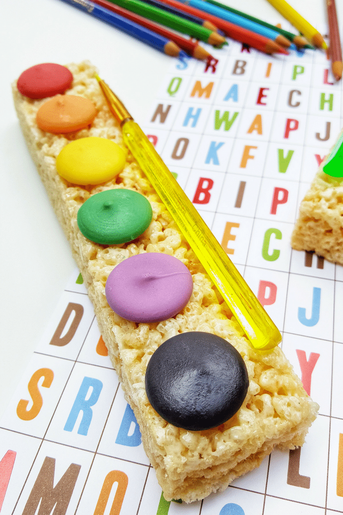 Paint Brush Rice Krispie Treats - Grace, Giggles and Naptime