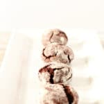 Chocolate Pecan Crinkle Cookies