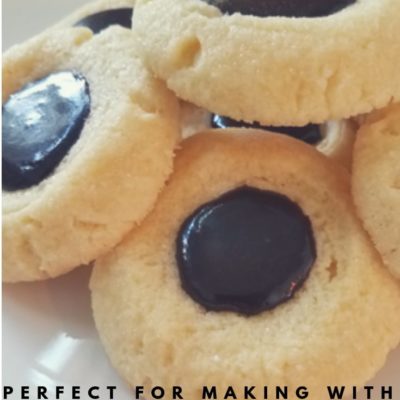 featured image for thumbprint cookies with chocolate icing
