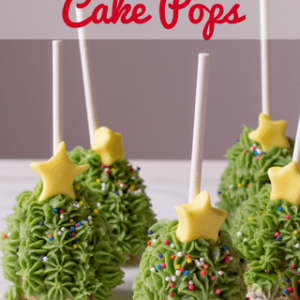 Christmas Cake Pops with Text