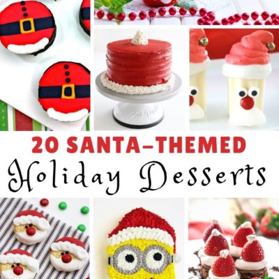 Santa-Themed Holiday Desserts