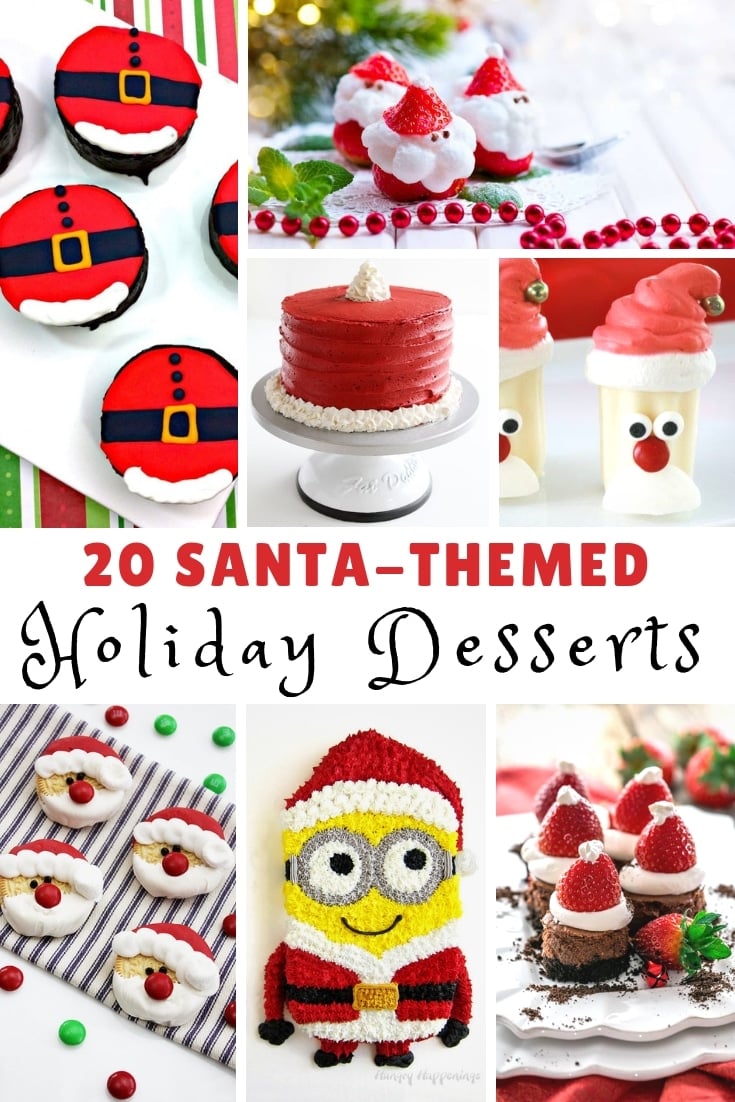 Santa-Themed Christmas Dessert Recipes