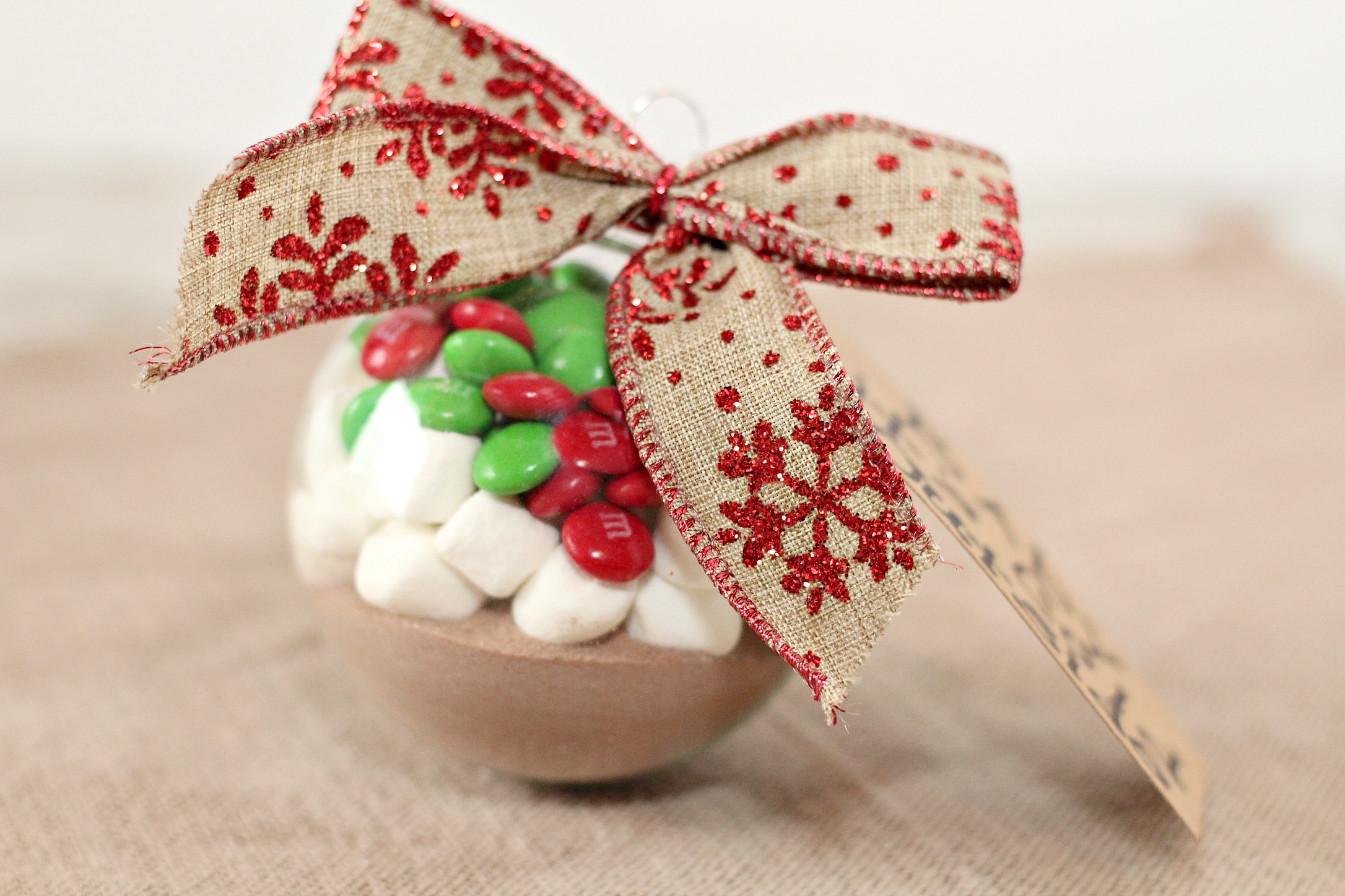 Heavenly Hot Cocoa Mix Gift in a Ornament