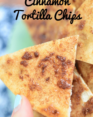 cinnamon tortilla chips with text