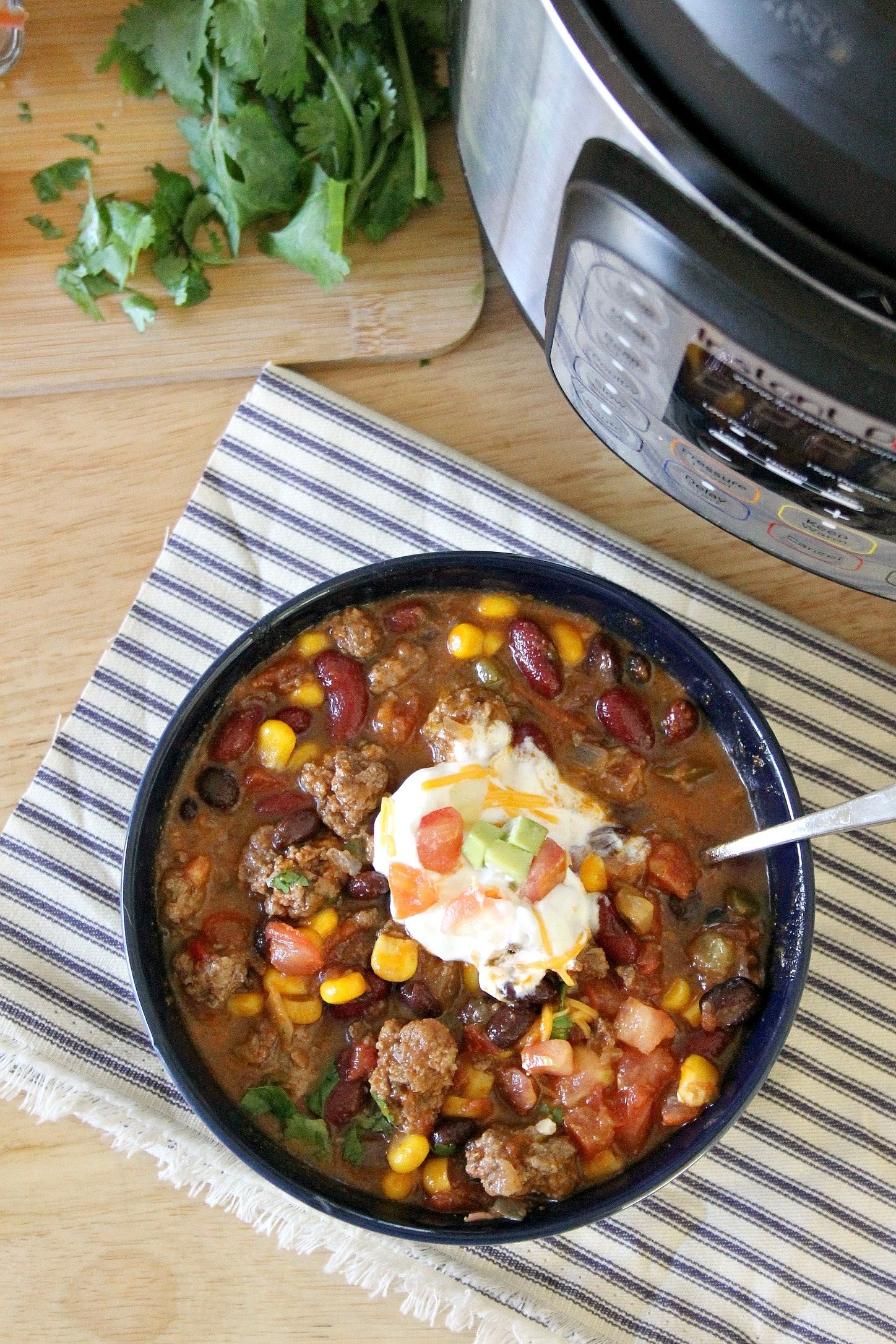 Instant Pot Taco Soup - My Heavenly Recipes