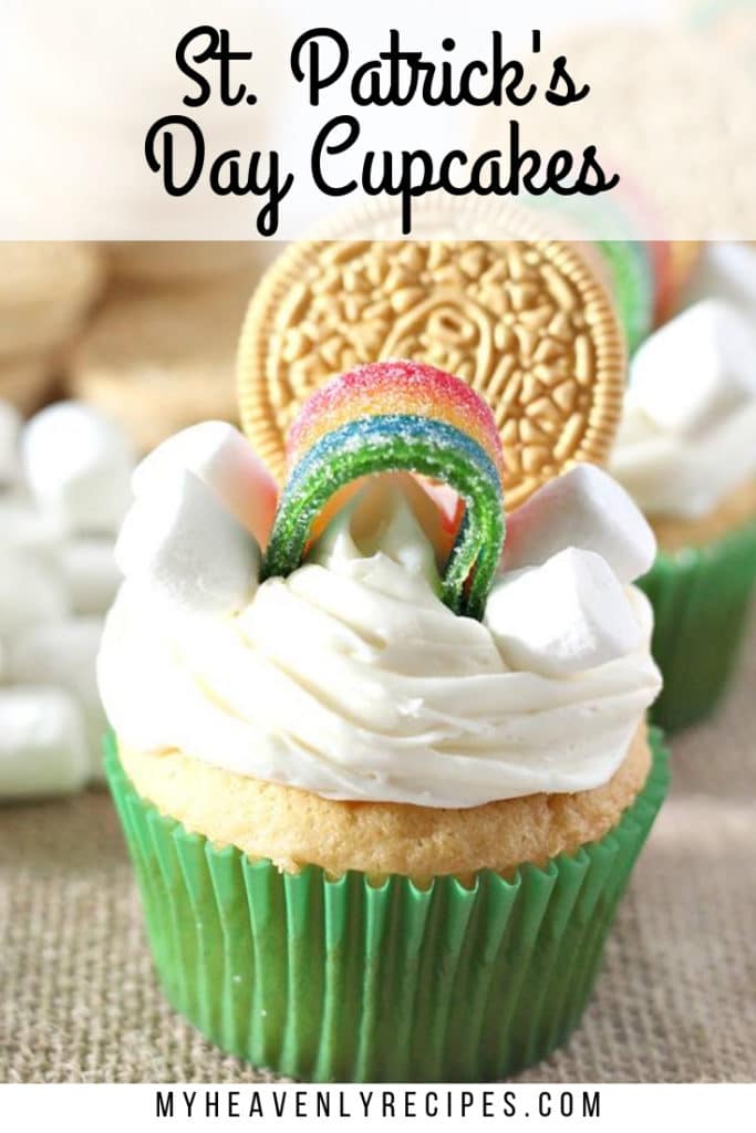 St Patrick's Day Cupcake