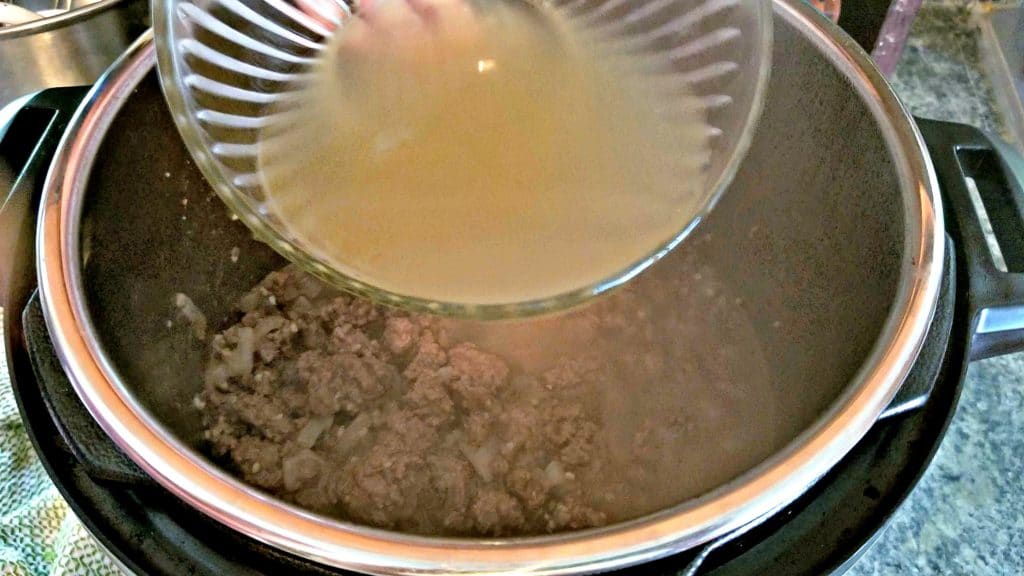 instant pot taco soup step 7