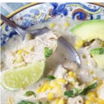 slow cooker white chicken chili featured image
