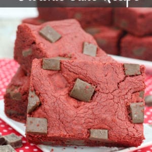 red velvet chocolate brownie cake recipe