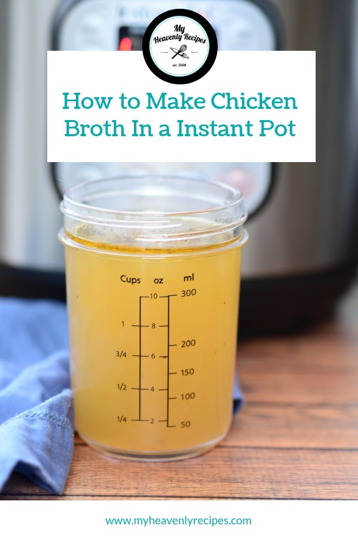 how to make chicken broth in a instant pot featured image