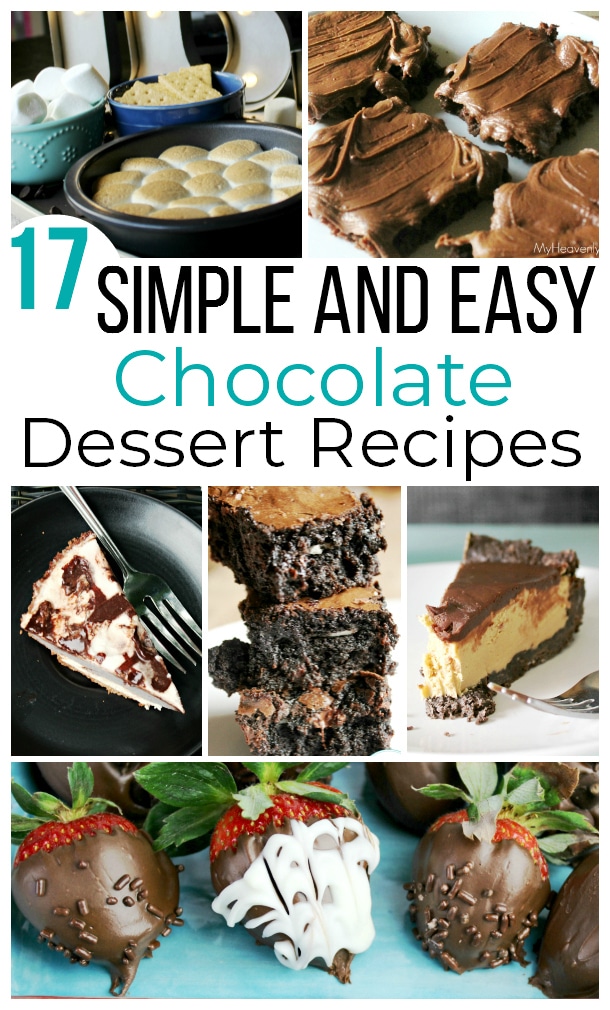 17 Simple & Easy Chocolate Desserts