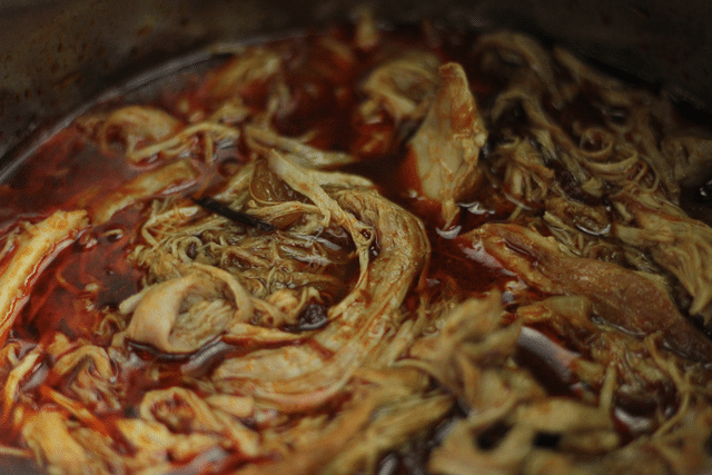 pulled pork sliders shredded meat in instant pot