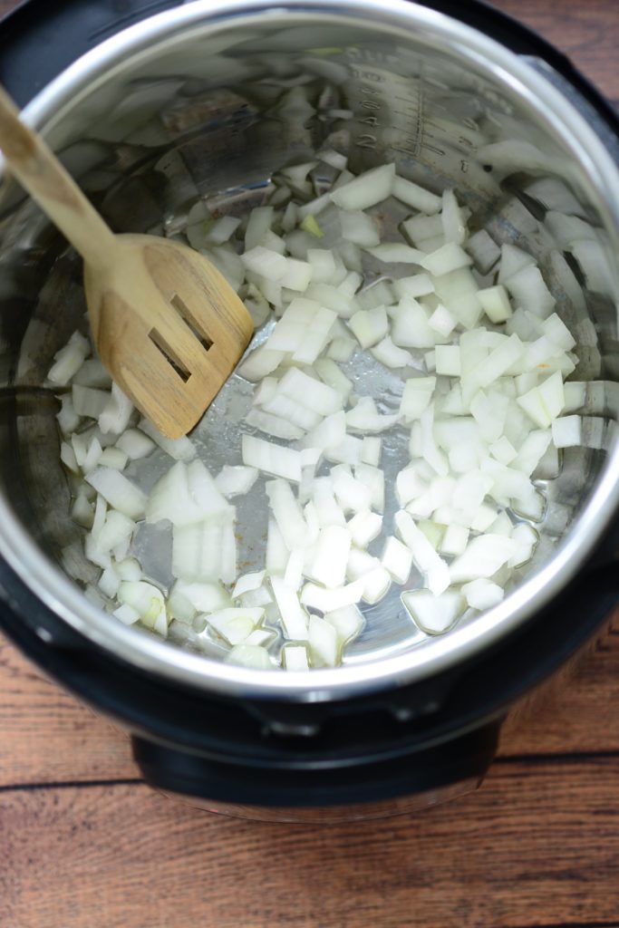 onions in the Instant Pot