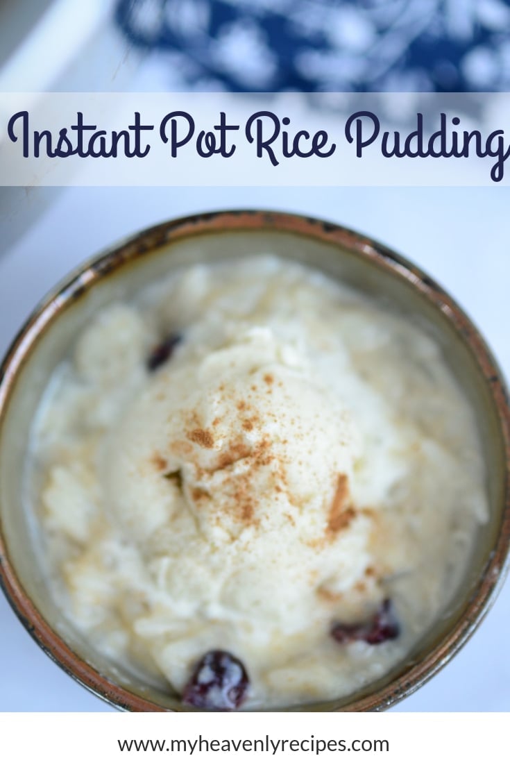 Best rice pudding recipe best sale instant pot