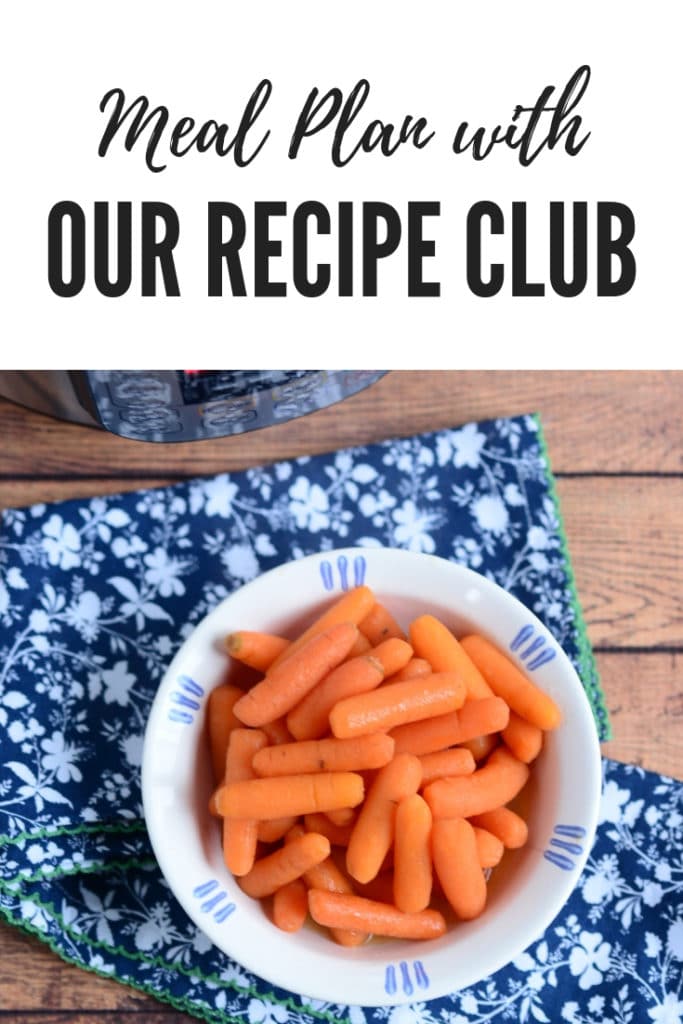meal plan with the recipe club